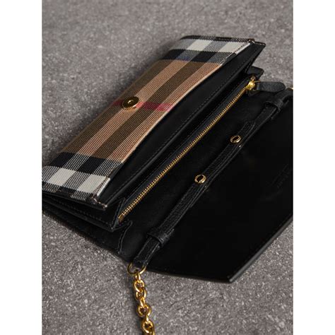 burberry wallet with chain|burberry wallet women.